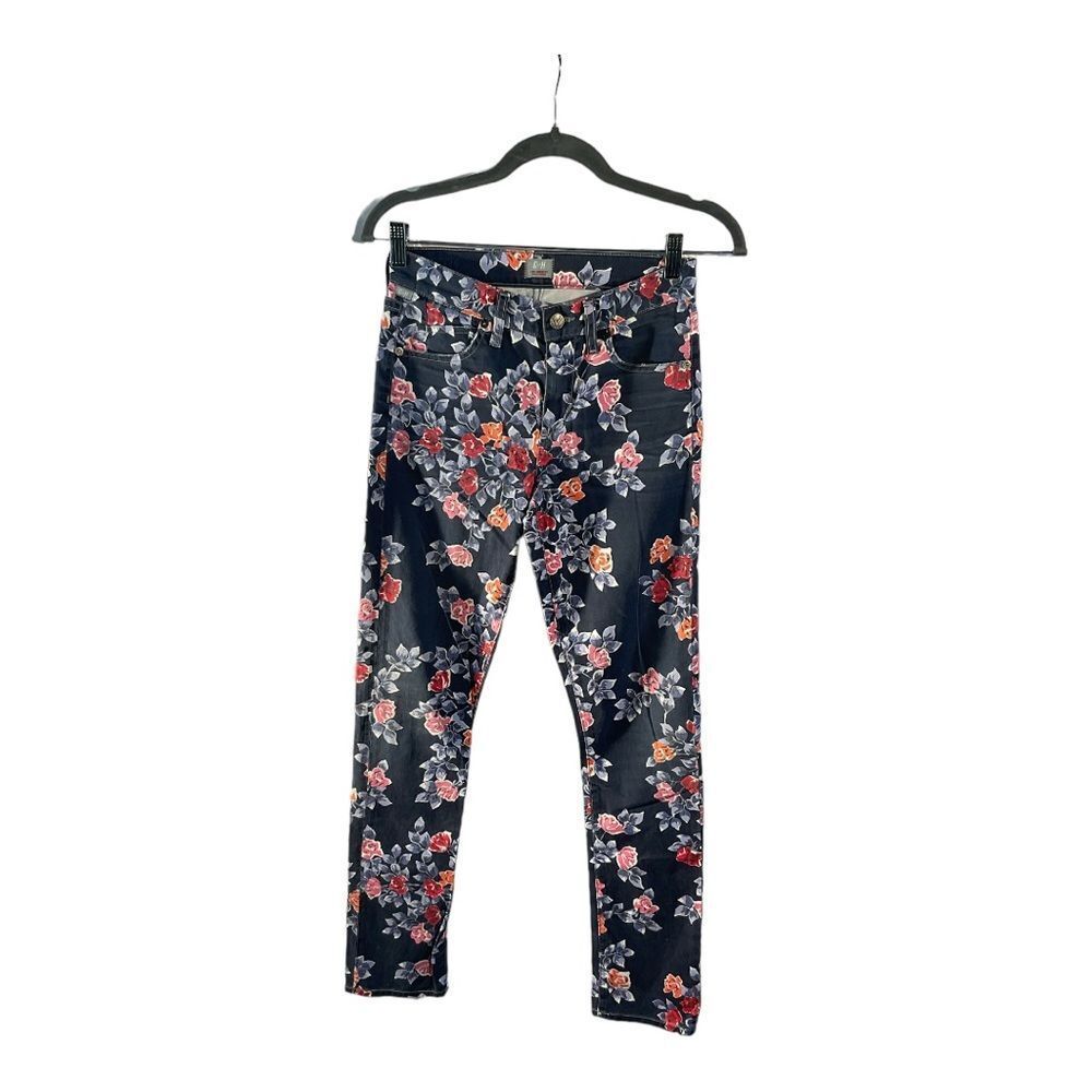 Citizens of humanity Women’s Floral Thompson Medium Rise skinny Jeans Size 25